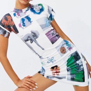 With Jean Lovers Dress in Floral Mimicry